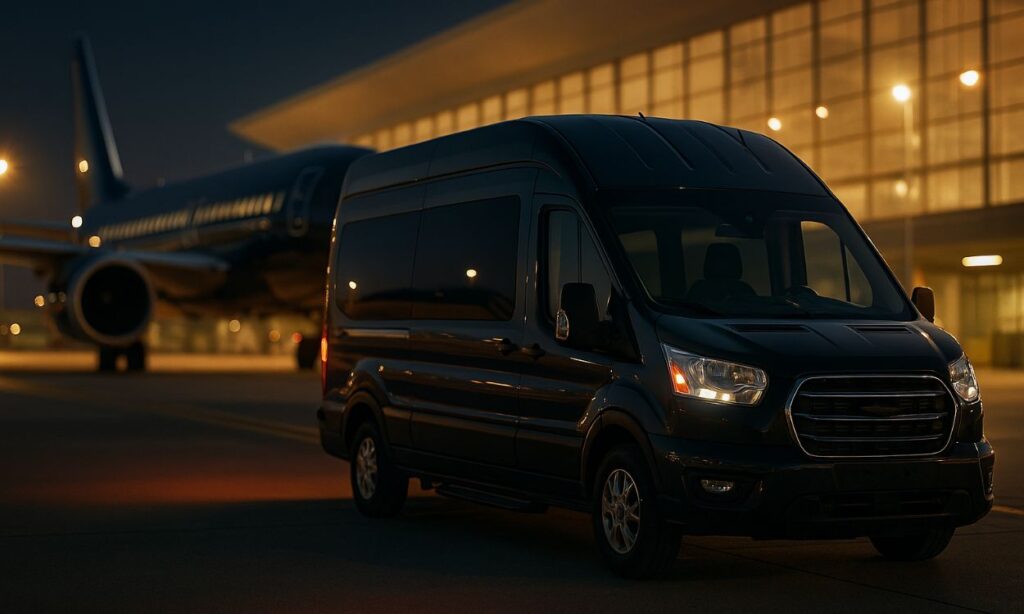 Can I Schedule a Van Transfer for a Red-Eye Flight from a New Jersey Airport?