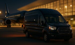 Can I Schedule a Van Transfer for a Red-Eye Flight from a New Jersey Airport?